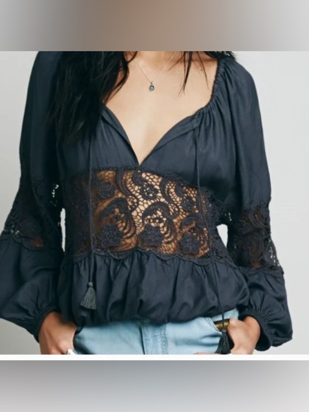 Free‎ people Gota Love it Peasant Top size xs